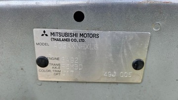 KAPOTA BÍLÁ W19 MITSUBISHI SPACE STAR II FACELIFT 2016-2020