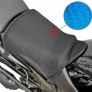 WYSOCE ELASTYCZNA PODUSZKA NA SIEDZENIE MOTOCYKLA ŻELOWA PODUSZKA