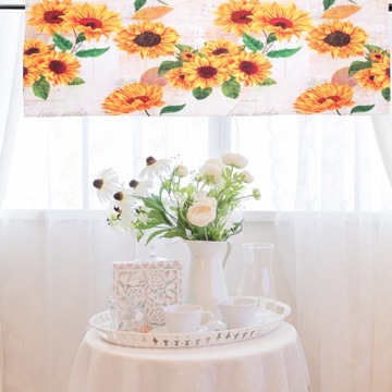 DEKORACJE OKNA BALKONOWEGO SŁONECZNIKA