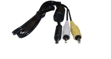КАБЕЛЬ MINI USB 8 PIN — 2xRCA (подбородок) КАМЕРА