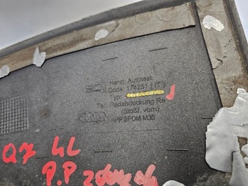 AUDI Q7 4L 07R OFFROAD LIŠTA POSIRANI NÁRAZNÍKU PRAVÉ PŘEDNÍ 4L0853728