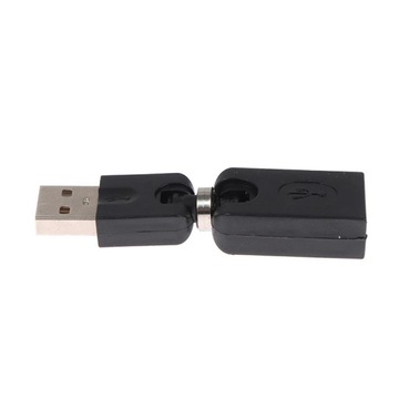 Elastyczny obrotowy kąt skrętu 360 stopni obrotowy konwerter adaptera USB 2