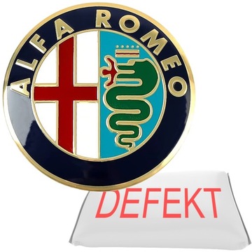 ALFA ROMEO EMBLEMAT 74mm 147 156 159 Mito DEFEKT!