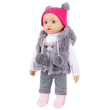 ИНТЕРАКТИВНАЯ КУКЛА KINDERPLAY ГОВОРИТ СМЕЕТСЯ ПЛАЧИТ ОДЕЖДА