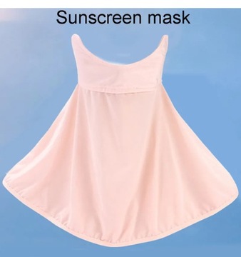 Летняя уличная анти-УФ-висячая вуаль для ушей, ледяная шелковая солнцезащитная маска для женщин
