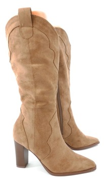 КОВБОЙСКИЕ БОТИНКИ CAMEL, ОСТОРОЧНЫЙ НОСОК, R37