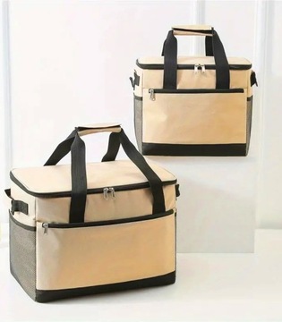 ТЕРМАЛЬНАЯ ПЛЯЖНАЯ СУМКА ДЛЯ ПИКНИКА ТУРИСТИЧЕСКИЙ холодильник большой 20 л + ПРОЧНЫЙ ВСТАВОК