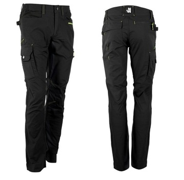 Spodnie robocze CZARNE SLIM FIT STRETCH 54 XL