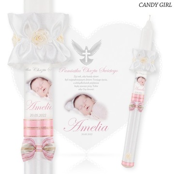 Деревянная КОРОБКА Свеча в форме S ФОТО СЕРЕБРО