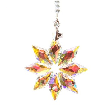 80MM Snowflake Suncatcher kryształy do żyrandola p