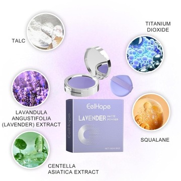 Lavender Matte Powder, матирующая пудра стойкой фиксации.