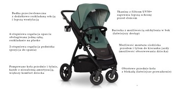 EasyGo Optimo Air 2020 Rose коляска до 22 кг