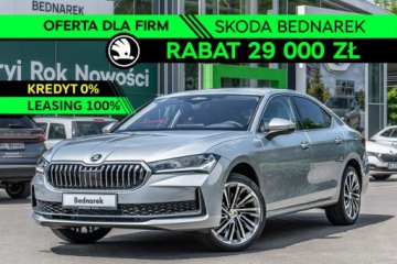 Skoda Superb IV Liftback 2.0 TSI 204KM 2026 Škoda Superb Skoda Superb L&amp;K 2.0 TSI 204 KM