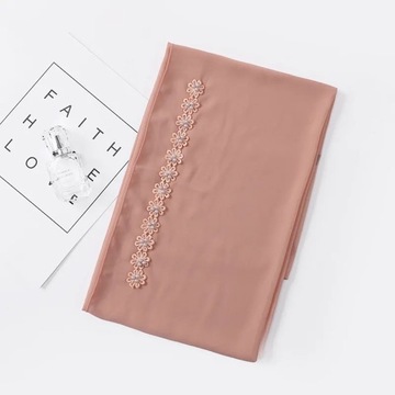 TJ001 Fashion Premium Chiffon Shawl Hijab For