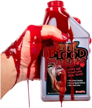 Sztuczna Krew Halloween Gęsta Realistyczna Krwista Blood Fake Make up 1L