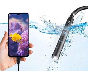 KAMERA INSPEKCYJNA ENDOSKOP DO TELEFONU DUO 2xFULLHD ANDROID IPHONE 3M WIFI