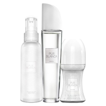 AVON PUR BLANCA ZESTAW 3 KOSMETYKÓW