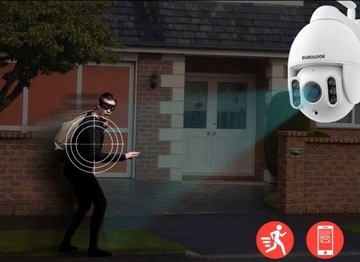 БЕСПРОВОДНАЯ WIFI НАРУЖНАЯ КАМЕРА С 8-кратным ЗУМОМ СИГНАЛИЗАЦИЯ