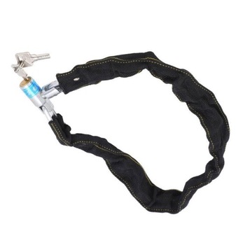 ЗАЖИМ, ВЕЛОСИПЕДНЫЙ ЗАМОК, ТОЛСТАЯ ЦЕПЬ 80СМ, ДЛИННЫЙ МОТОЦИКЛ С ЗАМКОМ ДЛЯ СКУТЕРА