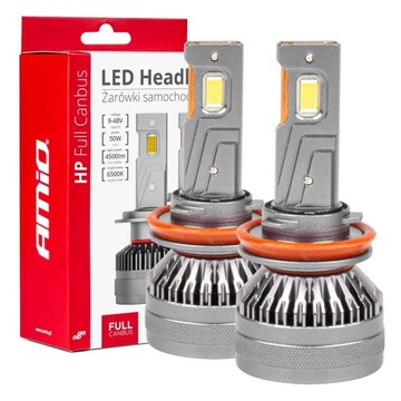 Żarówki samochodowe LED HP Full Canbus H8 H9 H11 AMIO-03677