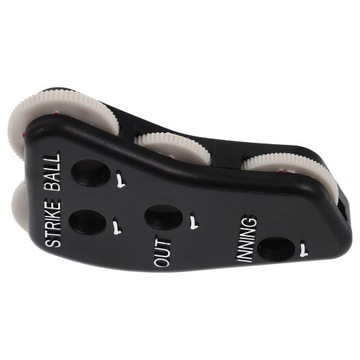 PLASTIKOWY SPRZĘT SĘDZIA BASEBALLOWEGO BLACK NOIRE