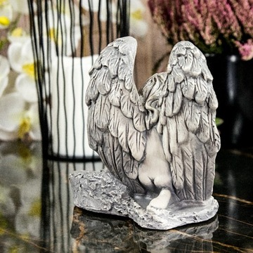 ГИПСОВОЕ УКРАШЕНИЕ ФИГУРКА АНГЕЛА НА МОГИЛУ ДЛЯ МОГИЛЫ