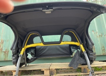 DACH MIĘKKI POSZYCIE SZYBA CABRIO CZARNY PORSCHE 987 BOXSTER