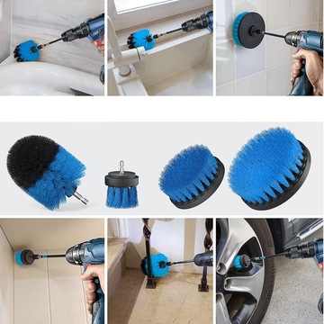 SZCZOTKI SPRZĄTAJĄCE NA WIERTARKĘ AKUMULATOROWEJ