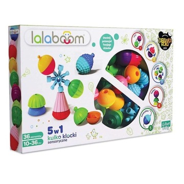 LALABOOM ZESTAW KULKO-KLOCKÓW 36 EL 61080 5W1