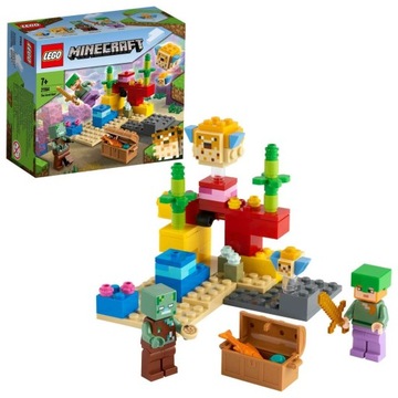 LEGO MINECRAFT KLOCKI RAFA KORALOWA 21164