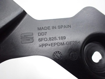 DESKA KRYT POD NÁRAZNÍK PODVOZKU ZADNÍ 6F0825189 SEAT IBIZA V 6F 18R
