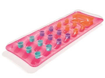 Materac dmuchany plażowy do pływania leżak 188x71