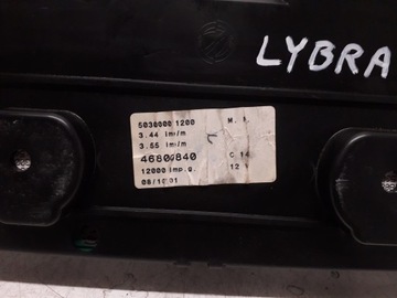 LANCIA LYBRA 99-05 PŘÍSTROJOVÁ DESKA BUDÍKY 46800840