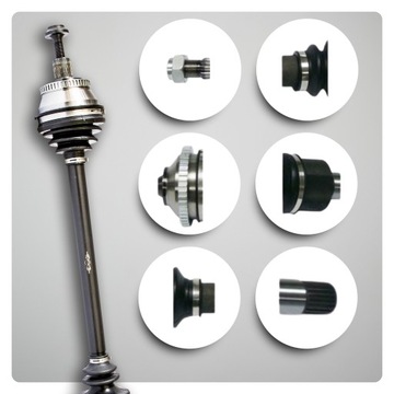 ВАЛ ВАЛ ЛЕВЫЙ VW PASSAT B5.5 (3B3) 1.9 TDI 2.0 TDI 2.5 TDI 2.3 V5 РУКОВОДСТВО НОВЫЙ