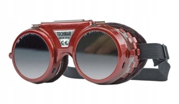 OKULARY SPAWALNICZE UCHYLNE GSM DWA RZĘDY FILTRÓW