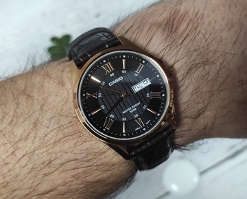 STALOWY KLASYCZNY ZEGAREK CASIO MTP-1384L -1A DATA