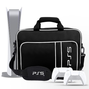 ETUI KUFEREK WALIZKA TORBA DO PLAYSTATION 5 PS5 CZARNY