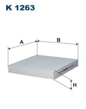 FILTRON K 1263 FILTR VENTILACE PROSTORU PASAŽÉR