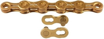 Łańcuch KMC X10EL Gold 114 ogniw ZŁOTY 10rz spinka