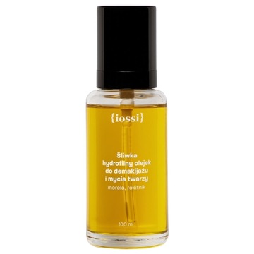 IOSSI OLEJEK DO DEMAKIJAŻU I MYCIA TWARZY ŚLIWKA MORELA ROKITNIK