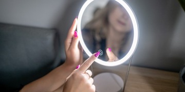 Podświetlane Lusterko Kosmetyczne Do Makijażu