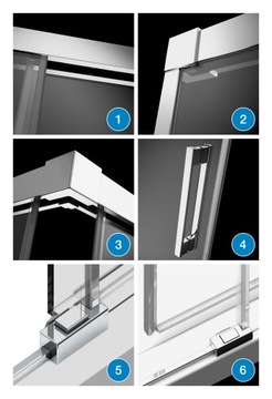 Встраиваемые душевые двери 160 P Idea DWJ UltraClea