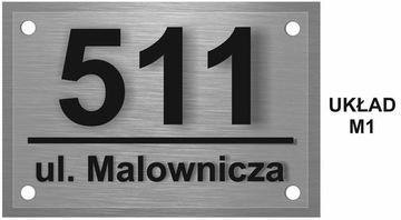 Алюминиевая 3D адресная доска 32x22 + Бесплатно - 24 часа