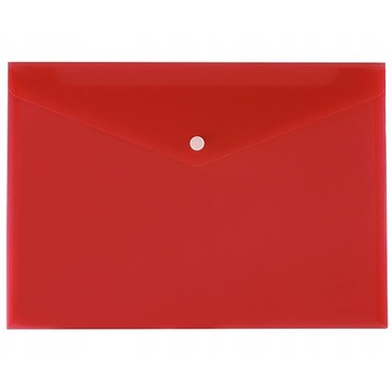 TECZKA KOPERTOWA A4 na zatrzask PP KOPERTA czerwona BIURFOL