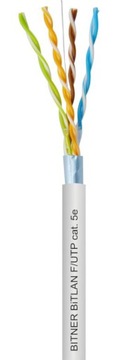 Сетевой кабель RJ45 LAN-кабель ВИТАЯ ПАРА Ethernet-кабель F/UTP категории 5e на метр