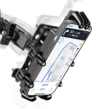GUB P60 P-60 UCHWYT ROWEROWY MOTOCYKLOWY NA TELEFON DO KIEROWNICY OBRÓT 360