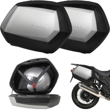 BOCZNE KUFRY SHAD DO MOTOCYKLKA SH35 ODPINANE KASK