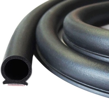 UNIWERSALNA USZCZELKA DO DRZWI SAMOCHODOWYCH, 5 M, OCHRONA KRAWĘDZI, CZARNY