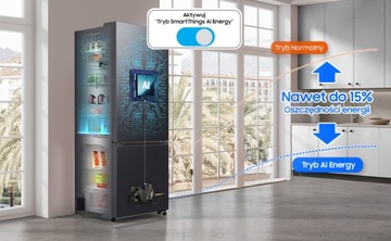 Холодильник Samsung RB53DG703DB1 No Frost 203см Пульт дистанционного управления Графит