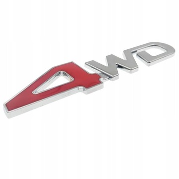 EMBLEMAT znaczek NAPIS metal 4WD toyota NISSAN